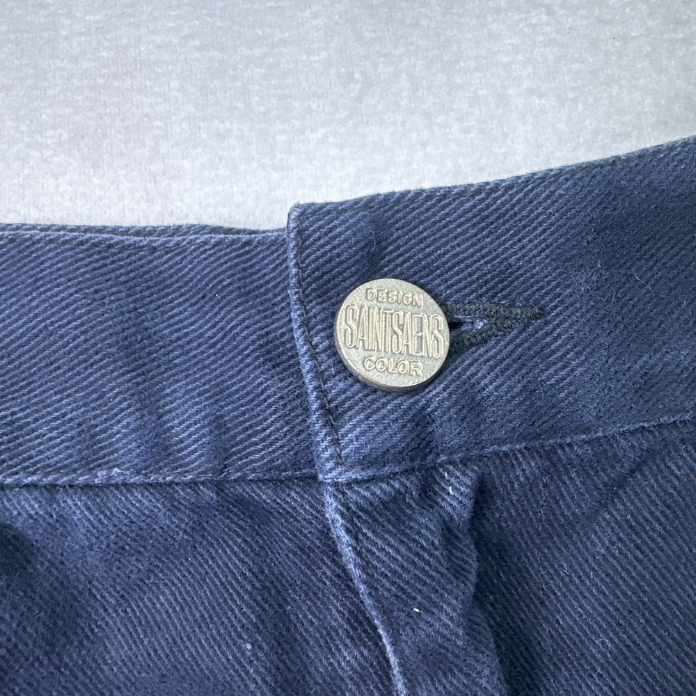 Navy Blue Saint Saens Seoul Mini Skirt - Picture 2 of 5
